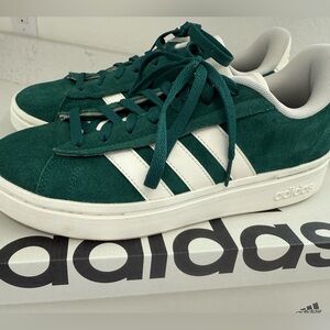Adidas Green Grand Court Alpha Sneakers